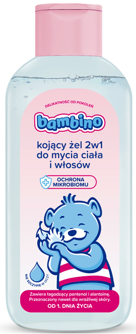Kojący żel 2w1 do mycia ciała i włosów