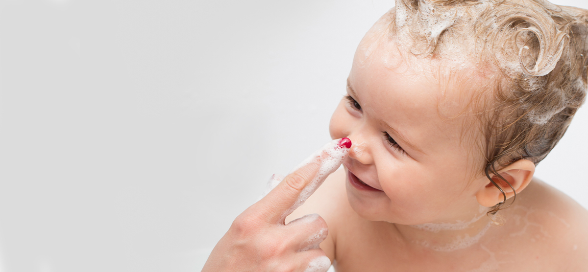 Pieczenie oczu w kąpieli