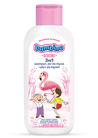 3w1: szampon, żel pod prysznic i płyn do kąpieli flaming