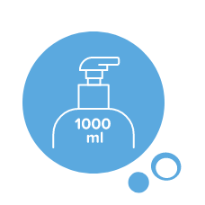 Wygodna pompka i rodzinne opakowanie 1000 ml